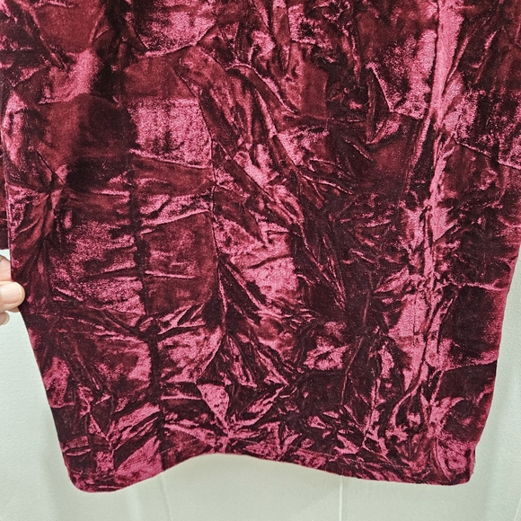 Lulu's Crushed Velvet Cold-Shoulder Bodycon Cocktail Dress Size Small - Picture 8 of 14